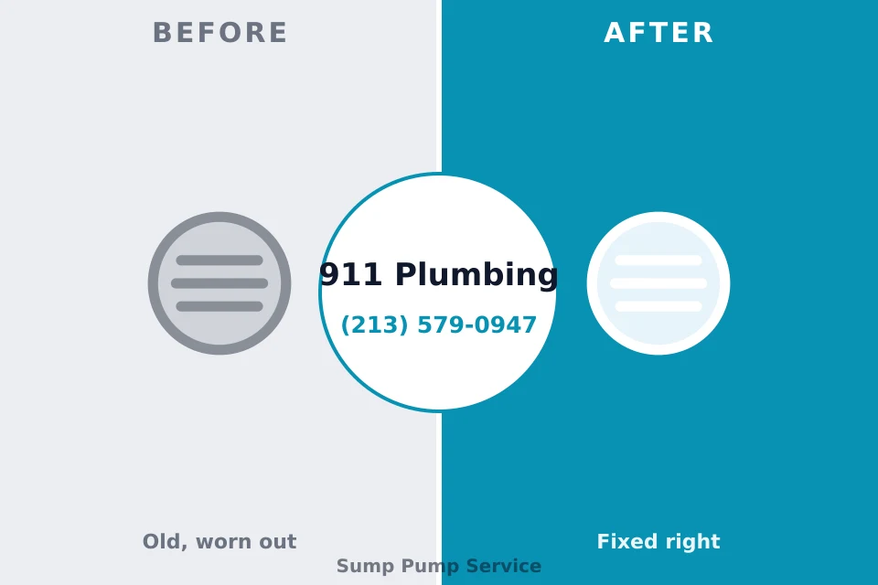 Before and after: plumbing repair Oran, MO